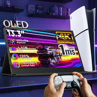 Moniteur portable OLED 4K 13,3 pouces personnalisé, panneau IPS, compatible stylet, affichage externe mobile USB Type-C, OEM/ODM, marque B2B