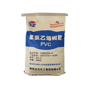 Bột màu trắng nguyên liệu nhựa Polyvinyl chlorid PVC Sg-5 nhựa