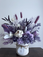LUYI Gedroogde Bloemen Groothandel Zuiver Witte Hortensia Bruidsbloem Grote bos Ge conserveerde Hortensia voor Evenementendecoratie