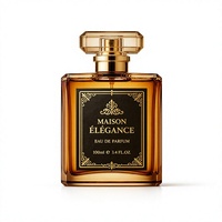 Étiquettes de parfum personnalisées en aluminium doré, imperméables, résistantes à l'huile, autocollantes pour flacons cosmétiques