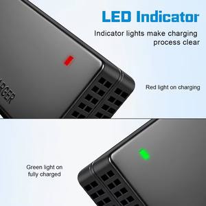 Chargeur de batterie au lithium 48V pour vélo électrique XIANGRUI, charge rapide intelligente pour moto, surveillance de la tension 120W, port Type-C pour vélo électrique - Product Image 4