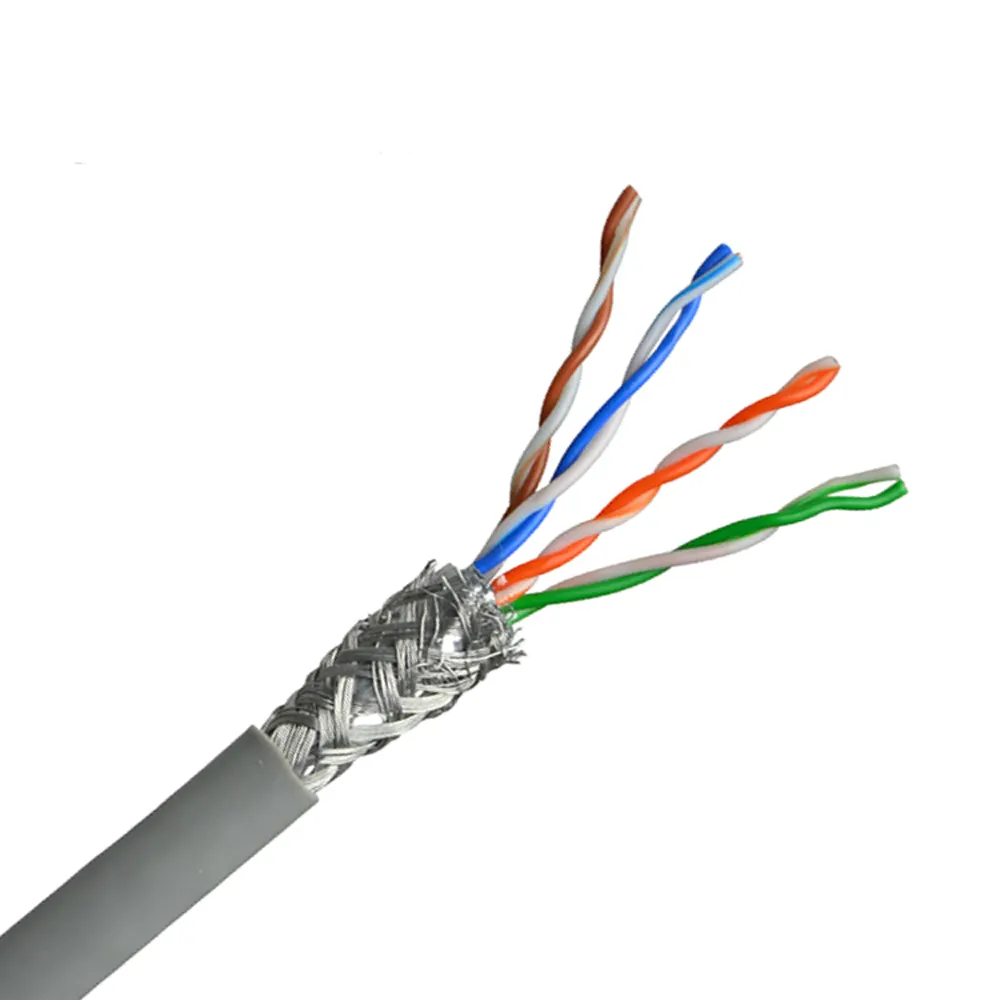 SIPU 이더넷 케이블 Cat6a Cat5e 네트워크 케이블 컴퓨터 데이터 케이블 Cat 5e 4 트위스트 쌍 24AWG