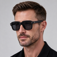 Lunettes de soleil pour femmes de créateur, monture carrée, verres colorés, style esthétique, pour le street style