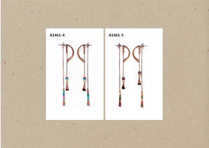 Pendientes Colgantes <span class=keywords><strong>de</strong></span> Diseño Moderno y a la Moda con Borlas Largas, Hechos <span class=keywords><strong>de</strong></span> Acero Inoxidable, Producción <span class=keywords><strong>de</strong></span> Fábrica - Product Image 5