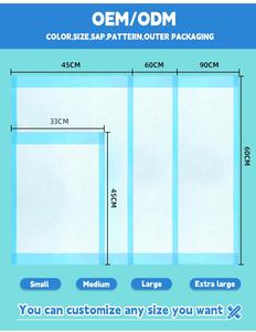 Tapis d'entraînement pour chiens et chiots Basics, conception anti-fuite et surface à séchage rapide pour l'apprentissage de la propreté, absorption élevée, bleu et <span class=keywords><strong>blanc</strong></span> - Product Image 5