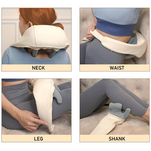 Masajeador inalámbrico de cuello y hombros, masajeador de cuello y espalda Shiatsu con calor calmante para aliviar el dolor, tejido profundo - Product Image 6