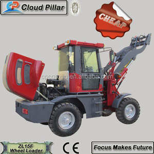 مصنع صيني يبيع أفضل لودر هايتك ZL15F، لودر بعجلات ديزل، لودر بعجلات ثقيل، لودر بعجلات صغير رباعي الدفع - Product Image 4