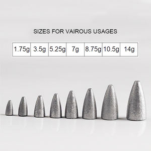مجموعة أوزان غطاس الصيد الدودة الصيد ثقالة الوزن الرصاص الغطاسون مجموعة الصيد لكارولينا تلاعب تكساس عدة تلاعب - Product Image 3