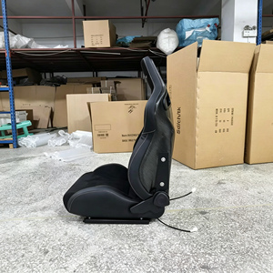 Sedile da corsa modificato CS30 con schienale in fibra di vetro e fibra di carbonio, sedile a guscio che migliora comfort ed estetica - Product Image 4