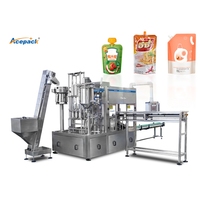 Acepack CE-gecertificeerde FC-4 staande retort spout pouch vul- en afsluitmachine voor dranken en dagelijkse chemicaliën