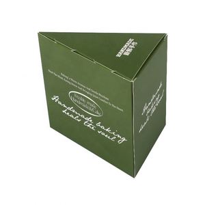 กล่องเค้กมูสทรงสามเหลี่ยม ย่อยสลายได้ ขนาด 13x9x12 ซม. แบบช่องเดียว ซ้อนกันได้ ป้องกันการรั่วซึม เหมาะสำหรับร้านขนมหวาน คาเฟ่ และงานเลี้ยงสุดหรู - Product Image 5