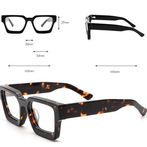 Gọng Kính Quang Học Thời Trang Logo Tùy Chỉnh Kính Mắt Nam Bán Sỉ Thủ Công Gọng Kính Acetate Chất Lượng Cao Cổ Điển - Product Image 4