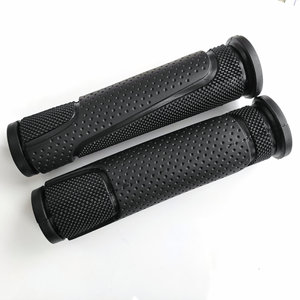 Puños para manillar de bicicleta, 13 cm, 22,2 mm de diámetro interior, PVC suave, negro, para bicicletas de montaña - Product Image 2
