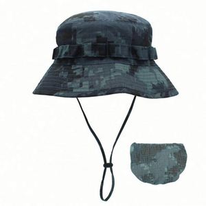 Sombrero de Pesca Tipo Boonie de Camuflaje para Exteriores, Personalizado al por Mayor, OEM, Unisex, de Pelo Sintético y Poliéster - Product Image 6