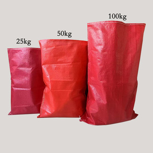 <span class=keywords><strong>Sacchi</strong></span> <span class=keywords><strong>in</strong></span> PP Tessuto per Alimenti da 25kg, 50kg, 100kg per Riso, Grano, Farina, Zucchero, Mangimi Animali, Impermeabili, con Stampa Logo Personalizzata - Product Image 1