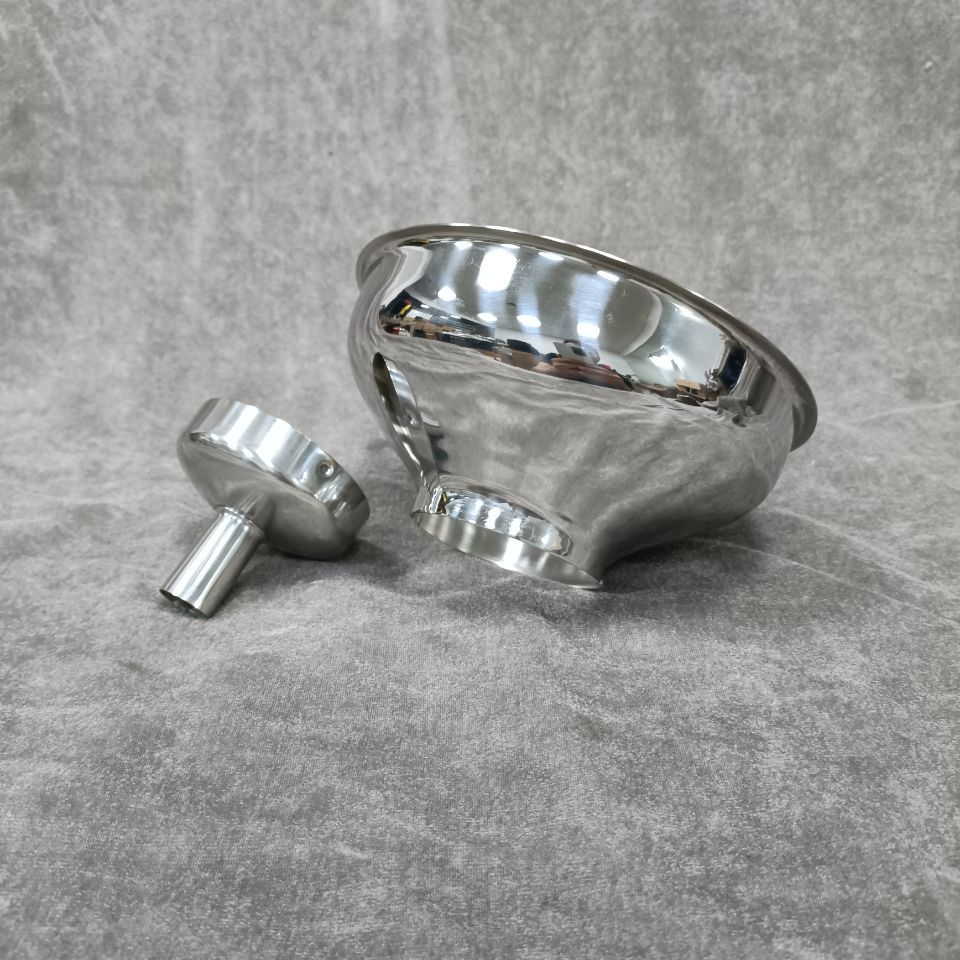 silver-2 sets 14cm cone funnel