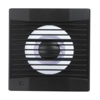 Nouveau ventilateur extracteur mural carré en plastique de 6 pouces à persiennes pour la maison, modèle 2025, en promotion