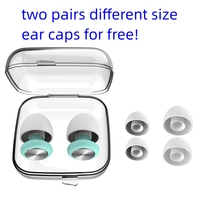 Bouchons d'oreille en silicone avec 2 paires de bouchons d'oreille gratuits pour la natation et le sommeil.