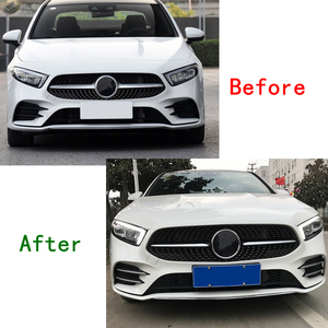 AMP-Z pour <span class=keywords><strong>Mercedes</strong></span> <span class=keywords><strong>Benz</strong></span> <span class=keywords><strong>classe</strong></span> <span class=keywords><strong>a</strong></span> W177 hayon/<span class=keywords><strong>berline</strong></span> <span class=keywords><strong>AMG</strong></span> <span class=keywords><strong>Line</strong></span> 2019 + accessoires garniture de calandre avant pour <span class=keywords><strong>Mercedes</strong></span> <span class=keywords><strong>Benz</strong></span> A180L A200L - Product Image 2