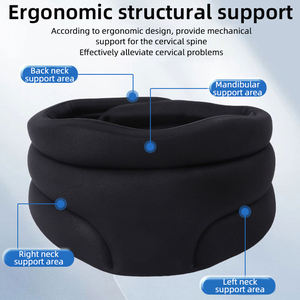 Penjepit penopang leher kustom dapat diatur penjepit leher busa lembut kerah serviks <span class=keywords><strong>Universal</strong></span> untuk tidur meredakan nyeri leher dan tulang belakang - Product Image 3