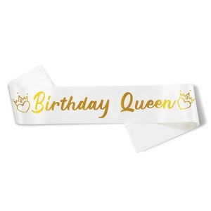Fascia 'Re/Regina dei Compleanni' per Decorazioni Divertenti per Feste di Compleanno, <span class=keywords><strong>Regalo</strong></span> per 18°, 21°, <span class=keywords><strong>30</strong></span>°, 40°, 50° Compleanno - Product Image 5