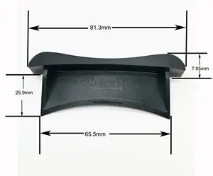 peças do obturador de rolo trava lateral de plástico para ripas do obturador de rolo 55 mm