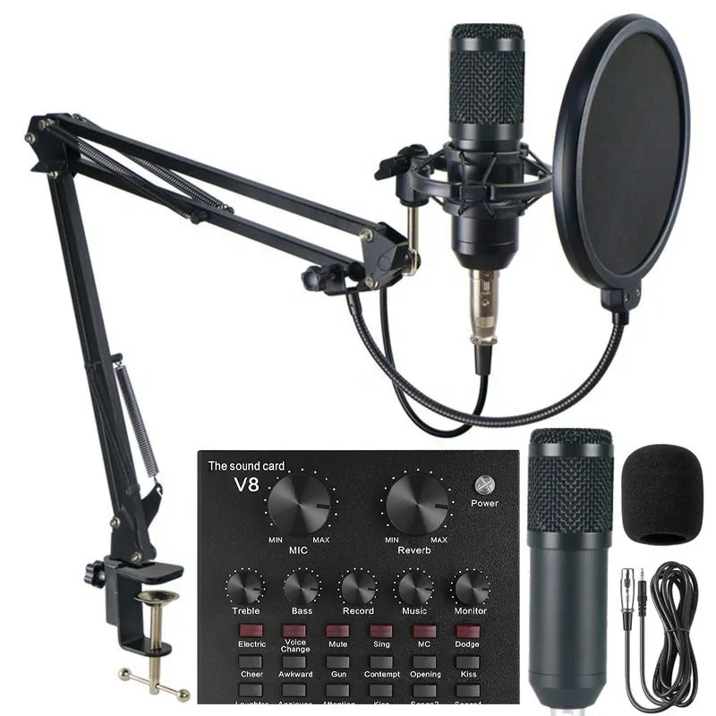 Microfone omnidirecional usb 2021, microfone usb de karaokê com microfone para celular, pc, reuniões de vídeo e canções
