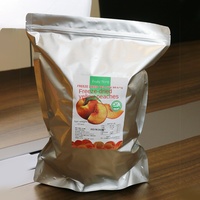 Grensoverschrijdende nieuwe trendy snack: gevriesdroogde perzikchips, kant-en-klaar, bulk fruit snacks, hele doos, groothandel gedroogde gele perziken