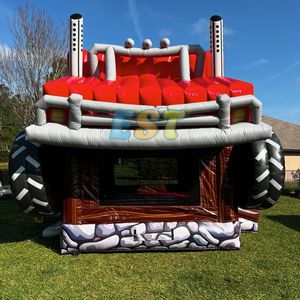 Prix bon marché monstre camion sauter maisons de rebond équipement de <span class=keywords><strong>location</strong></span> de fête <span class=keywords><strong>voiture</strong></span> gonflable videur château de saut - Product Image 5