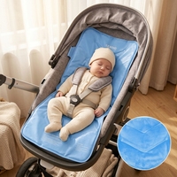 Coussin rafraîchissant universel pour poussette de bébé, doublure de siège en gel réutilisable pour l'été, adapté aux sièges auto et poussettes de bébé