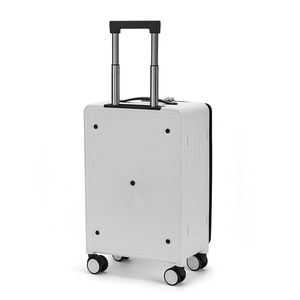 Factory New Front Opening <strong>Cases</strong> Carry <strong>on</strong> Luggage Trolley Hard Shell Travelling Suitcase With <strong>Laptop</strong> Bag - Product Image 5
