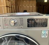 Lavadora de carga frontal de 10,5 kg de gran capacidad para uso doméstico, tambor blanco gris, precio bajo promocional eléctrico