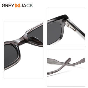 แว่นกันแดดผู้หญิงกรอบ TR90แจ็คสีเทา UV400บานพับสปริงป้องกันแสงสะท้อน K029สีดำไล่ระดับสี - Product Image 5