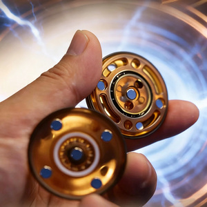 GAO STUDIO Custom Plastic Haptic Coin Fidget Spinner Magnetic Stress Relief Spinning Toy for Adults Concentration Gift - Product Image 6