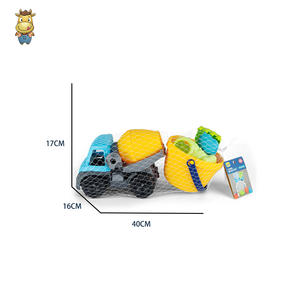 Ensemble de seaux de plage pour enfants, 8 pièces, avec moules de camion malaxeur à béton, jouets d'été - Product Image 2