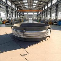 Raccord d'expansion axial en U sur mesure en acier inoxydable 304 DN600 à couplage rapide PN10 pour usine ciment
