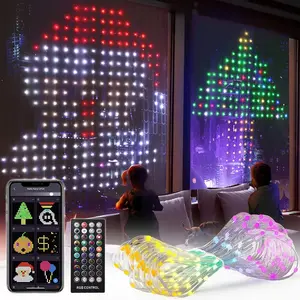DIY модель управления приложением умное праздничное Рождественское украшение светодиодный Сказочный занавес