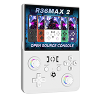 Consola de Videojuegos Portátil Retro R36 MAX 2, Gran Venta 2026, Pantalla de 4.5 Pulgadas, Linux, WiFi, 4000mAh, RK3326