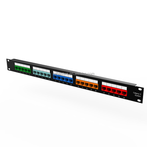ราคาโรงงาน สายแพทช์พาแนล CAT5E ขนาด 1U 19 นิ้ว ปรับแต่งสีได้ สายแลน - Product Image 2