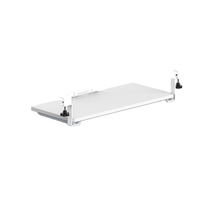 Plateau de clavier d'ordinateur à pince sous la table accessoires de bureau