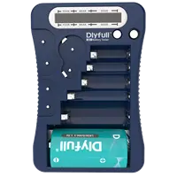 Testador de bateria digital para bateria recarregável ni-mh, como aa,aaa,c,d, tamanho de 9v e células de botão