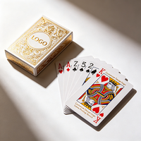 Cartes à jouer personnalisées imprimées, durables, de haute qualité, fabriquées en Chine, cartes de poker avec coins arrondis/carrés