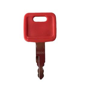 Llave de encendido de plástico roja H800 para excavadora Hitachi, bulldozer New Holland, arranque - Product Image 5