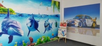 Impresora de inyección de tinta de pared portátil 3D de fábrica de alta resolución/máquina de impresión Precio de pintura de pared 3D Pared de piso 3D fácil de llevar