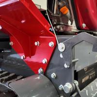 Mini-dumper chenillé tout-terrain de 0,5 tonne avec chenilles en caoutchouc pour le transport en milieu montagneux et agricole étroit