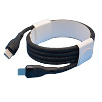 Kabel USB C ke USB C Berkualitas Tinggi, Kabel Pengisian Cepat dan Data Tipe C 60W untuk iPhone 16 Series, iPad Mini 6, dan Lainnya
