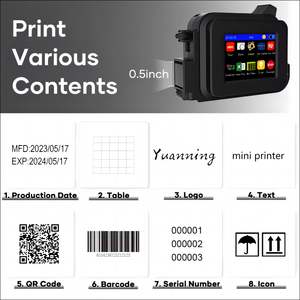 Imprimez sur l'imprimante de <span class=keywords><strong>tatouage</strong></span> <span class=keywords><strong>temporaire</strong></span> de peau mini imprimante à jet d'encre portative portative imperméable et colorée - Product Image 5