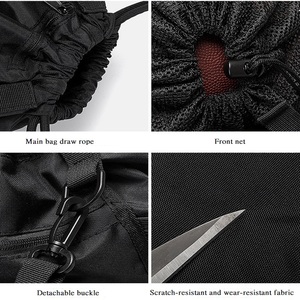 Supplier Hot Sale Fashion Outdoor Casual Design Foldable Soft Polyester <b>Drawstring</b> Bags Latest Trending Custom Logo Sport Travel - Product Image 3