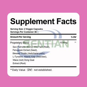 Píldoras de raíz de Maca de etiqueta privada para agrandar las caderas de los glúteos y realzar los senos - Product Image 3