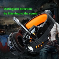 G9000 Headset Gamer 3.5mm, kabel USB Over-ear Headphone Earphone dengan lampu RGB pembatalan kebisingan Mic suara Stereo untuk saklar PS5